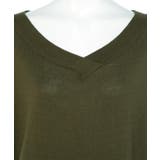 Vネックドルマン半袖綿ニット セーター カーディガン | atONE | 詳細画像39