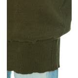 Vネックドルマン半袖綿ニット セーター カーディガン | atONE | 詳細画像41