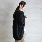 綿ニットドルマンカーディガン トップス 夏服 | atONE | 詳細画像20 