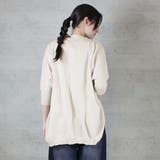 綿ニットドルマンカーディガン トップス 夏服 | atONE | 詳細画像30 