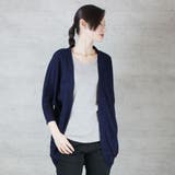 綿ニットドルマンカーディガン トップス 夏服 | atONE | 詳細画像34 