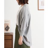 綿ニットドルマンカーディガン トップス 夏服 | atONE | 詳細画像72 