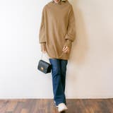 バルーンスリーブニット あったかボリューム袖ニット ニット | atONE | 詳細画像23