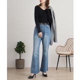 Vネックリブニット | atONE | 詳細画像59 