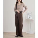 Vネックリブニット | atONE | 詳細画像69 