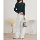 Vネックリブニット | atONE | 詳細画像78 