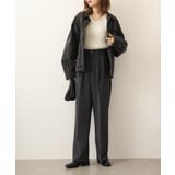 Vネックリブニット | atONE | 詳細画像84 