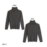 タートルネックリブニット | atONE | 詳細画像12 