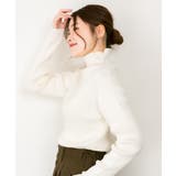 タートルネックリブニット | atONE | 詳細画像19 