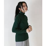 タートルネックリブニット | atONE | 詳細画像25 