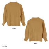 袖ポワンリブニットトップス | atONE | 詳細画像6