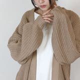 ビッグシルエットボリュームスリーブカーディガン | atONE | 詳細画像18