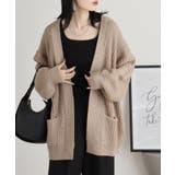 ビッグシルエットボリュームスリーブカーディガン | atONE | 詳細画像27