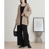 ビッグシルエットボリュームスリーブカーディガン | atONE | 詳細画像31