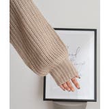 ビッグシルエットボリュームスリーブカーディガン | atONE | 詳細画像37