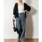 メッシュ編みVネックカーディガン サマーニット | atONE | 詳細画像10