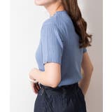 プチハイネックハーフスリーブサマーニット | atONE | 詳細画像16 