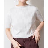 プチハイネックハーフスリーブサマーニット | atONE | 詳細画像29 