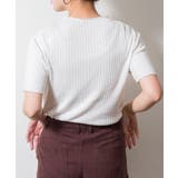 プチハイネックハーフスリーブサマーニット | atONE | 詳細画像31 