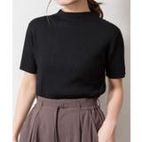 プチハイネックハーフスリーブサマーニット | atONE | 詳細画像7 