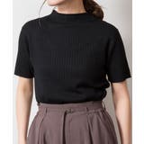 プチハイネックハーフスリーブサマーニット | atONE | 詳細画像8 