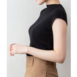 プチハイネックフレンチスリーブサマーニット | atONE | 詳細画像15 