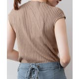 プチハイネックフレンチスリーブサマーニット | atONE | 詳細画像24 