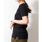 Vネックハーフスリーブサマーニット | atONE | 詳細画像9