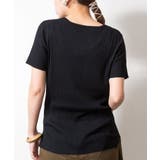 Vネックハーフスリーブサマーニット | atONE | 詳細画像10