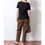 Vネックハーフスリーブサマーニット | atONE | 詳細画像13