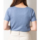 Vネックハーフスリーブサマーニット | atONE | 詳細画像17