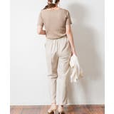 Vネックハーフスリーブサマーニット | atONE | 詳細画像27