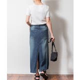 Vネックハーフスリーブサマーニット | atONE | 詳細画像34