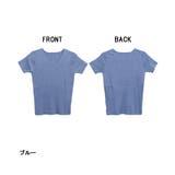 Vネックハーフスリーブサマーニット | atONE | 詳細画像36