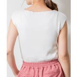 ボートネックフレンチスリーブサマーニット | atONE | 詳細画像32 