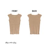 ボートネックフレンチスリーブサマーニット | atONE | 詳細画像37 