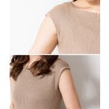 ボートネックフレンチスリーブサマーニット | atONE | 詳細画像39 