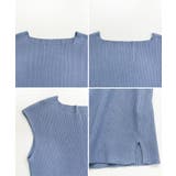 ボートネックフレンチスリーブサマーニット | atONE | 詳細画像41 