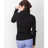 メロウ襟タートルネックリブニット | atONE | 詳細画像16 