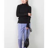 メロウ襟タートルネックリブニット | atONE | 詳細画像18 