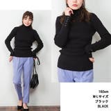 メロウ襟タートルネックリブニット | atONE | 詳細画像2 