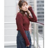 メロウ襟タートルネックリブニット | atONE | 詳細画像21 