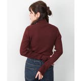 メロウ襟タートルネックリブニット | atONE | 詳細画像22 