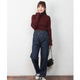 メロウ襟タートルネックリブニット | atONE | 詳細画像23 