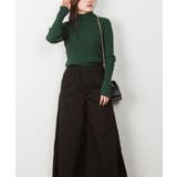 メロウ襟タートルネックリブニット | atONE | 詳細画像29 