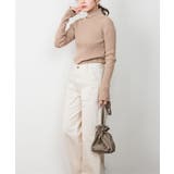 メロウ襟タートルネックリブニット | atONE | 詳細画像36 