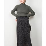 メロウ襟タートルネックリブニット | atONE | 詳細画像42 