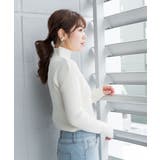 メロウ襟タートルネックリブニット | atONE | 詳細画像45 