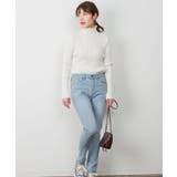 メロウ襟タートルネックリブニット | atONE | 詳細画像47 