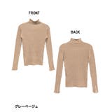 メロウ襟タートルネックリブニット | atONE | 詳細画像51 